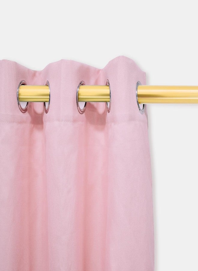 UPOPO Pink Kitchen Tier Curtains Over Sink 30 inches Long Privacy Linen Textured Cafe Curtains Short Bathroom Small Mini Cabinet Caravan Basement Half Window Curtain Bedroom 2 Panels Grommet Top - Image 3